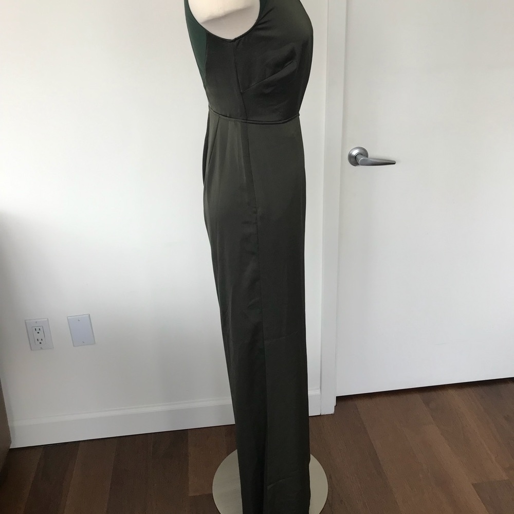 AQ/AQ. Hunter Green Valentina Jumpsuit - Picture 3 of 5